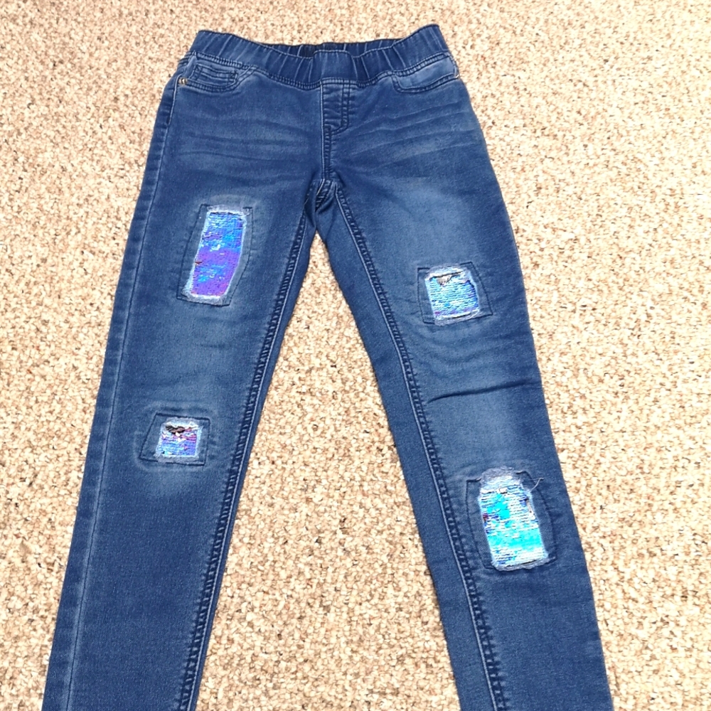 Justice flip Sequins Jeans 👖